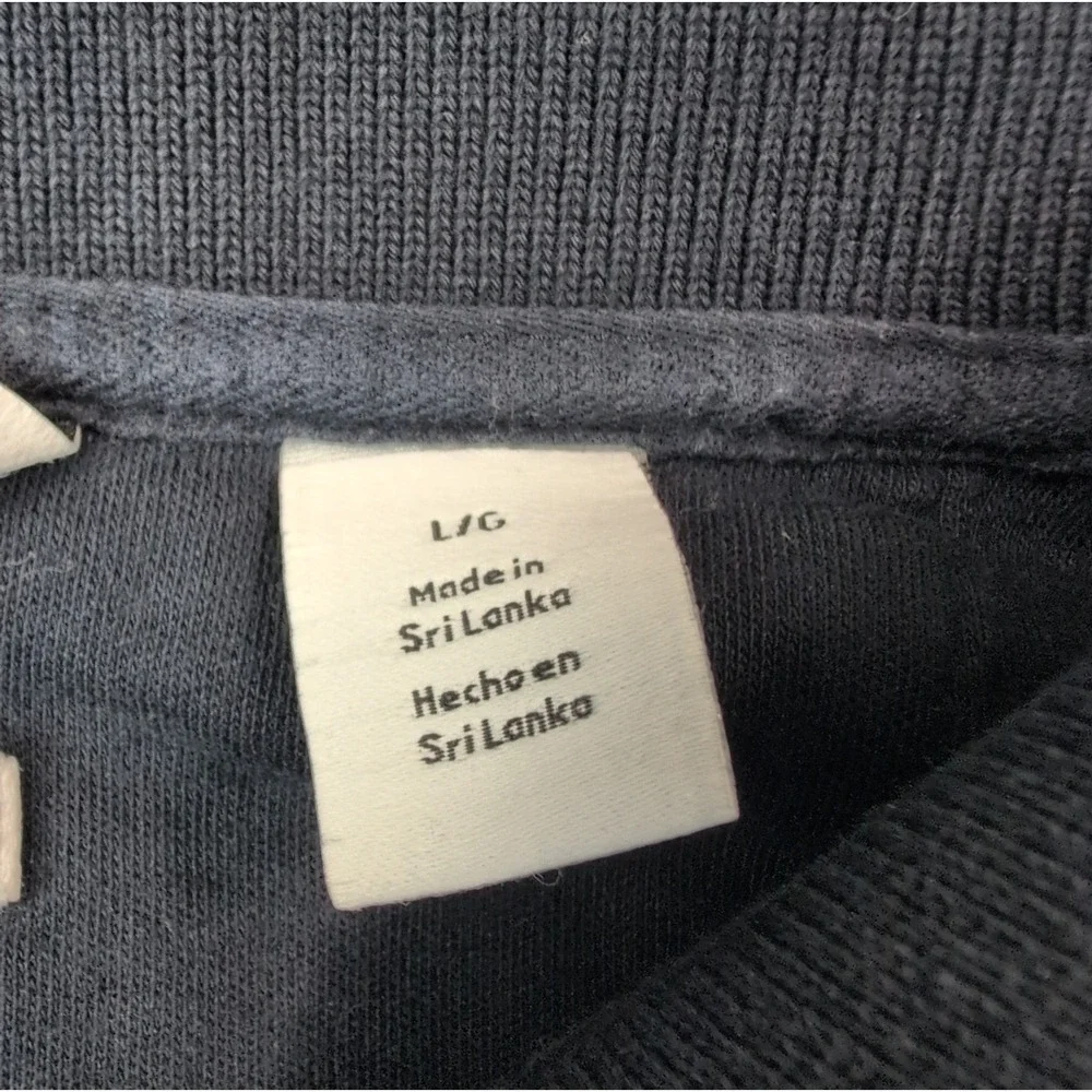 Calvin Klein Shirt Mens L Blue Polo Golf Logo CK Athletic Preppy Casual Comfort